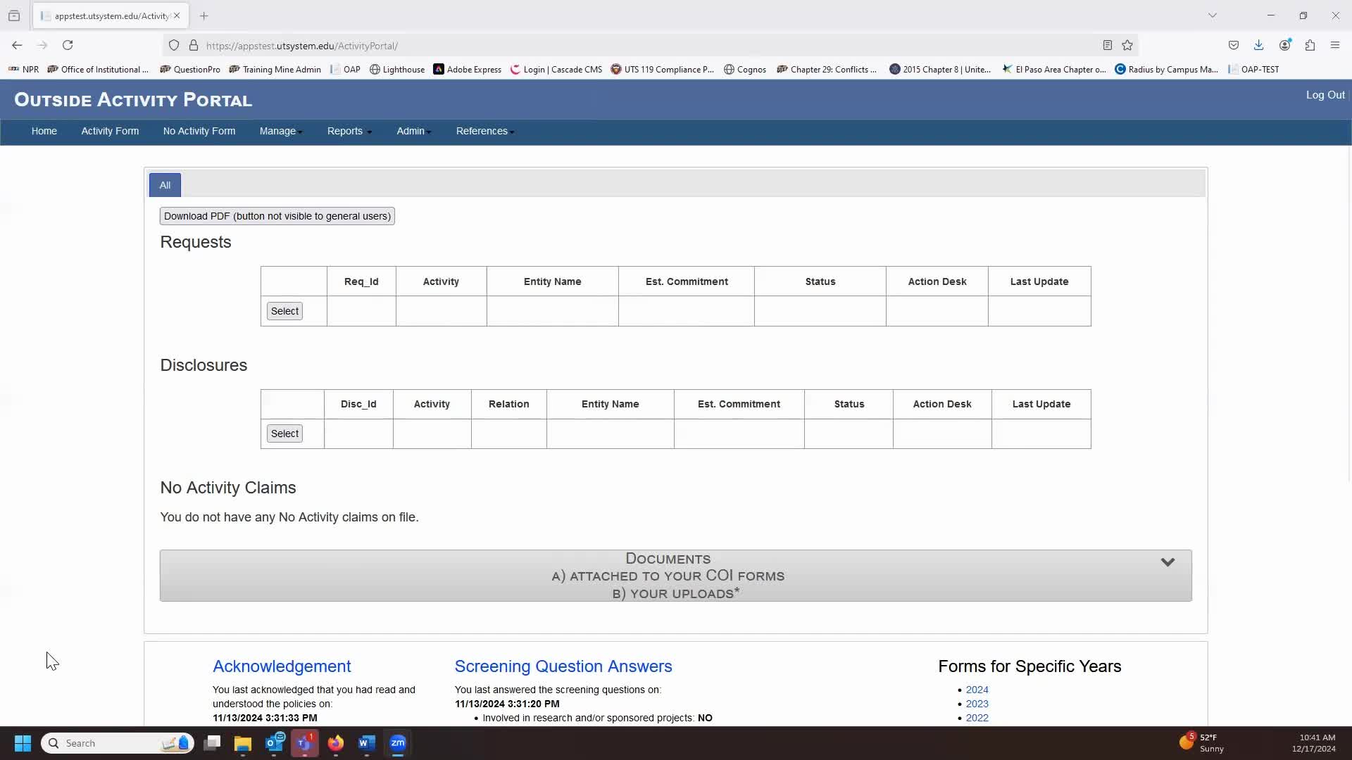 Research Protections - No Activity Reported Submission Video | Lumina ...